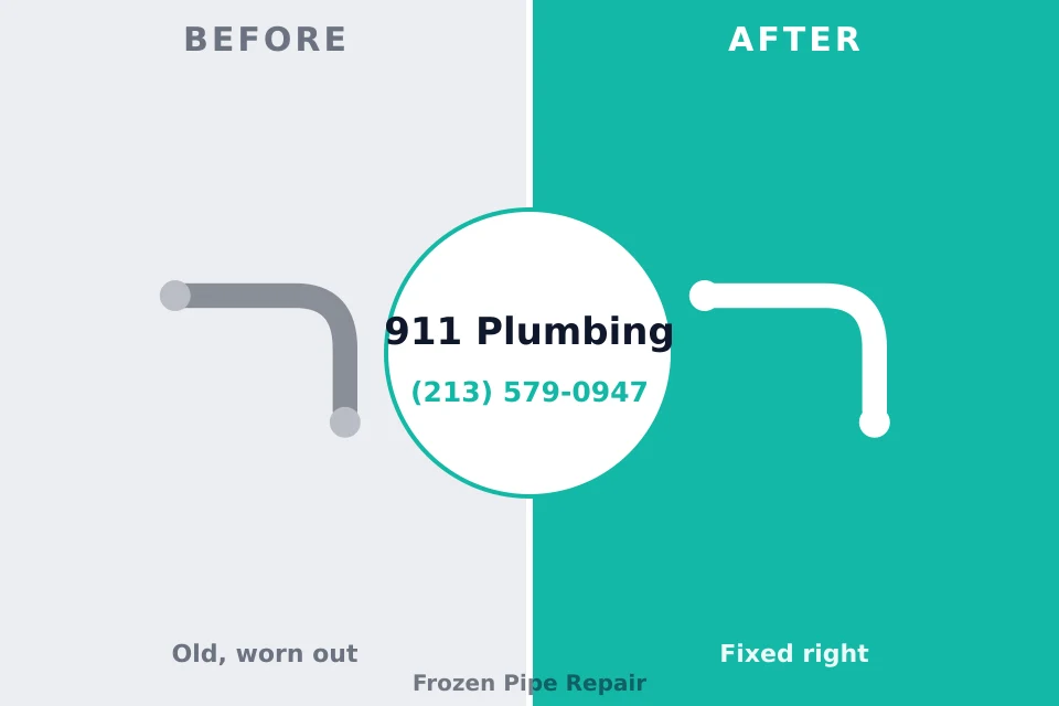 Before and after: plumbing repair First Mesa, AZ
